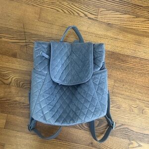 Vera Bradley Quilted Blue Backpack
